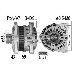 Lichtmaschine 209549A für NISSAN