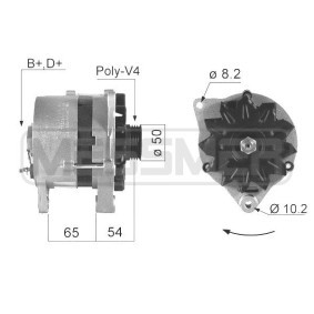 SKODA Lichtmaschine von MESSMER