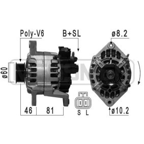 Lichtmaschine 210046A für NISSAN
