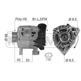 Lichtmaschine 210270A für FORD