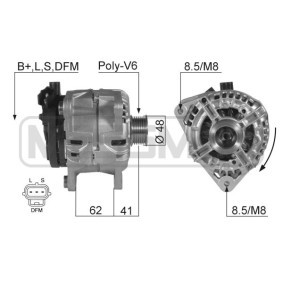 Lichtmaschine 210409A für MONDEO II Stufenheck (BFP) für 218,13 CHF