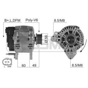 Lichtmaschine 210496A für Altea (5P1) für 199,65 CHF