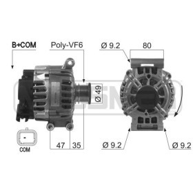 Lichtmaschine 210519A für MINI