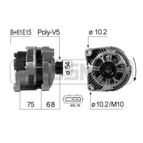 Lichtmaschine 210669A für LAND ROVER
