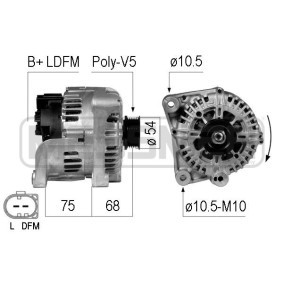 Lichtmaschine 210736A für Freelander 2 SUV (L359) für 226,94 CHF