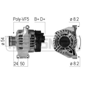 Lichtmaschine 210739A für GIULIETTA (940) für 221,18 CHF