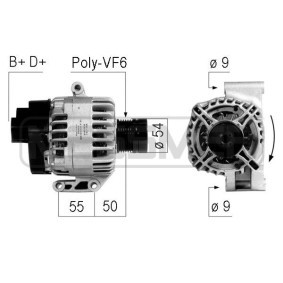 Lichtmaschine 210748A für GRANDE PUNTO (199) für 184,42 CHF