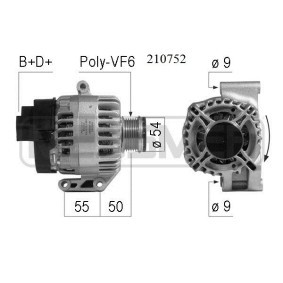 Lichtmaschine 210752A für MITO (955) für 217,71 CHF