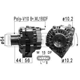Lichtmaschine 210910A für RENAULT TRUCKS