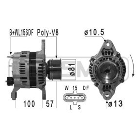 Lichtmaschine 210913A für RENAULT TRUCKS