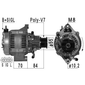 Lichtmaschine 210961A für Defender Pickup (L316) für 321,58 CHF