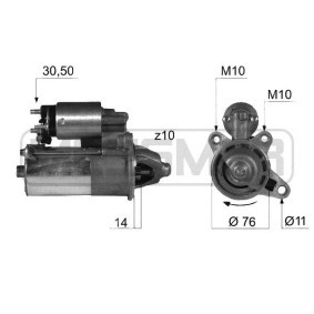 Anlasser 220364A für FORD