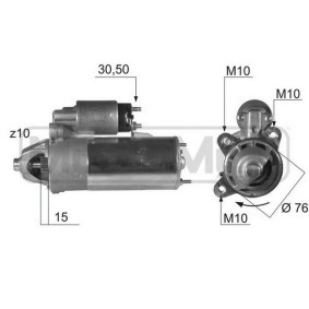 Anlasser 220409A für MONDEO II Stufenheck (BFP) für 103,46 CHF