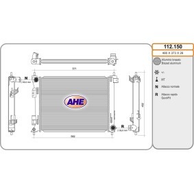Acquista Radiatore motore da AHE 112.150 a buon mercato per soli 225,62 €