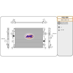 Acquista Radiatore motore da AHE 112.151 a buon mercato per soli 210,96 €