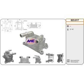 Compre Radiador de óleo, óleo do motor da AHE 823.017 a um preço baixo por 71,09 €