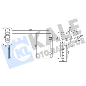 Acquista Scambiatore calore per riscaldamento abitacolo da KALE OTO RADYATOR 346250 a buon mercato per soli 24,74 €