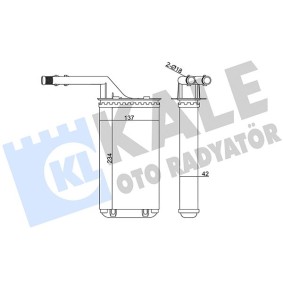 Acquista Scambiatore calore per riscaldamento abitacolo da KALE OTO RADYATOR 346275 a buon mercato per soli 27,29 €