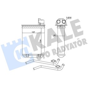 Acquista Scambiatore calore per riscaldamento abitacolo da KALE OTO RADYATOR 346495 a buon mercato per soli 19,06 €