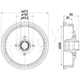 Bremstrommel 560908 für SEAT