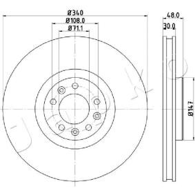 Bremsscheibe für CITROËN von JAPKO