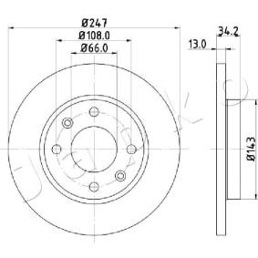 Bremsscheibe 600630 von JAPKO günstig für 32,70 € online kaufen