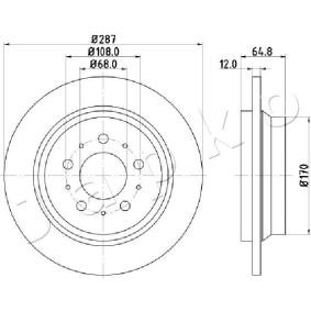 Bremsscheibe 610321 von JAPKO günstig für 35,59 € online kaufen