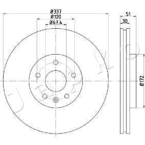 Bremsscheibe 610323 von JAPKO günstig für 43,02 € online kaufen