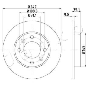Bremsscheibe 610602 von JAPKO günstig für 20,90 € online kaufen