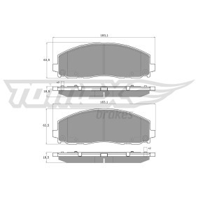 Acquista Kit pastiglie freni da TOMEX brakes TX 19-19 a buon mercato per soli 50,62 €