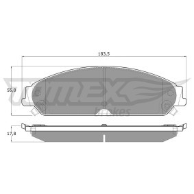 Acquista Kit pastiglie freni da TOMEX brakes TX 19-20 a buon mercato per soli 44,85 €