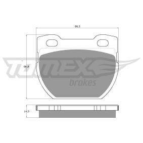 Acquista Kit pastiglie freni da TOMEX brakes TX 19-24 a buon mercato per soli 28,34 €