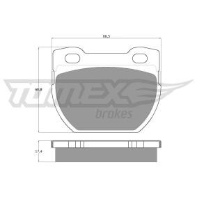 Acquista Kit pastiglie freni da TOMEX brakes TX 19-25 a buon mercato per soli 27,43 €