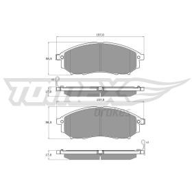 Comprar Juego de pastillas de freno de TOMEX brakes TX 19-27 a bajo precio de 39,69 €