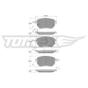 Comprar Juego de pastillas de freno de TOMEX brakes TX 19-39 a bajo precio de 31,20 €