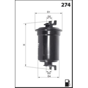 Kraftstofffilter für MITSUBISHI von MISFAT
