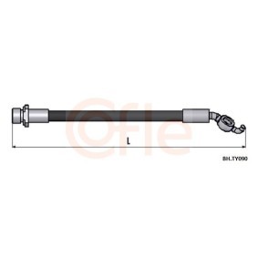 Bremsschlauch BH.PE006 von COFLE günstig für 5,91 € online kaufen