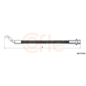 Compre Tubo flexível de travão da COFLE BH.RE021 a um preço baixo por 8,27 €
