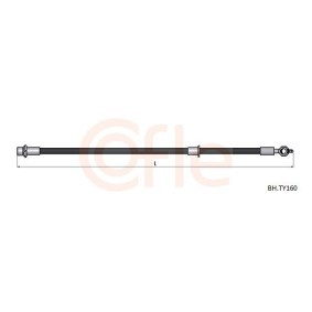 Bremsschlauch für SKODA von COFLE