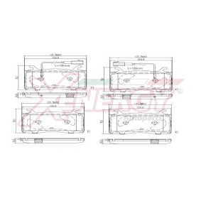 Bremsbeläge X41292 für GIULIA (952_) für 38,81 CHF