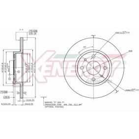 Bremsscheibe X601470 für YPSILON (843) für 21,89 CHF