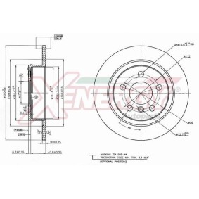 Bremsscheibe X601477 für MINI