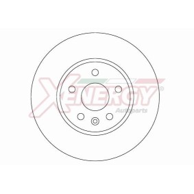 Bremsscheibe für CHEVROLET von AP XENERGY
