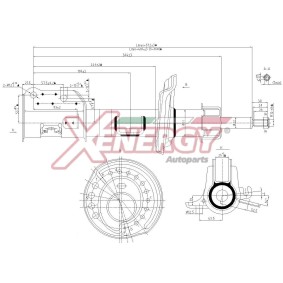 Stoßdämpfer X905006 für JEEP