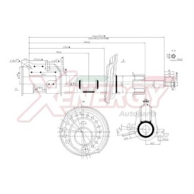 Stoßdämpfer X915006 für JEEP