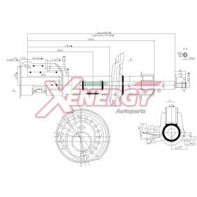 Stoßdämpfer X915009 für JEEP
