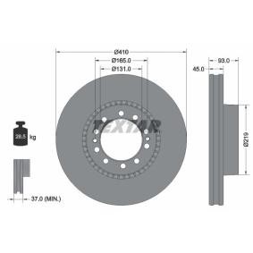 Acquista Disco freno da TEXTAR 93309100 a buon mercato per soli 133,33 €