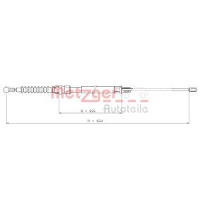 Acquista Cavo freno a mano da METZGER 10.7627 a buon mercato per soli 12,60 €