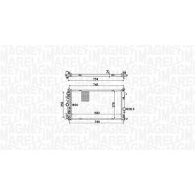 Achetez des Radiateur de chez MAGNETI MARELLI en ligne pour INSIGNIA Mk II (B) Country Tourer (Z18) à prix modérés