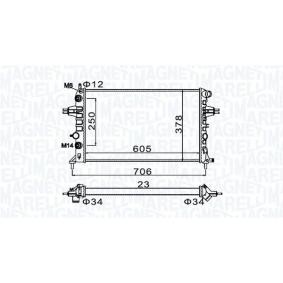 Achetez des Radiateur du moteur MAGNETI MARELLI 350213158200 à prix pour 74,81 €